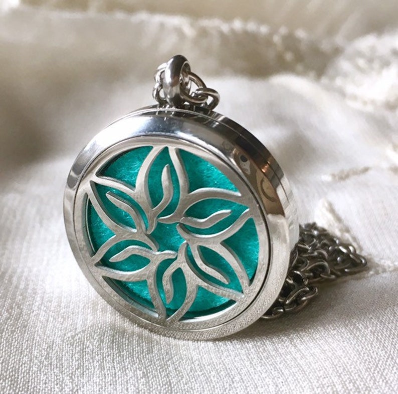 Essential Oils Necklace Aromatherapy Diffuser Pendant Oils Locket