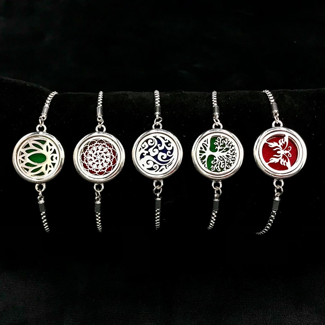 Aromatherapy Bracelet, Essential Oils Locket, Diffuser Bracelet Etsy
