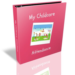 My Childcare Attendance - Binder Kit {INSTANT PRINTABLE/DOWNLOAD}