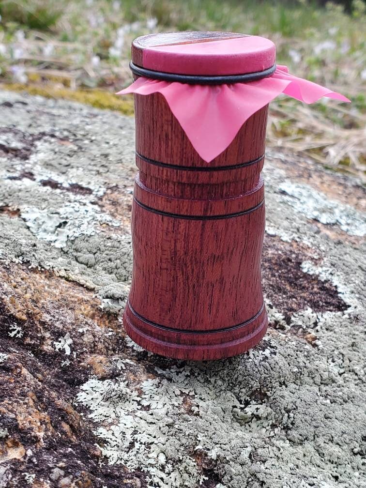 Purple Heart Wood Turkey Tube Call Etsy
