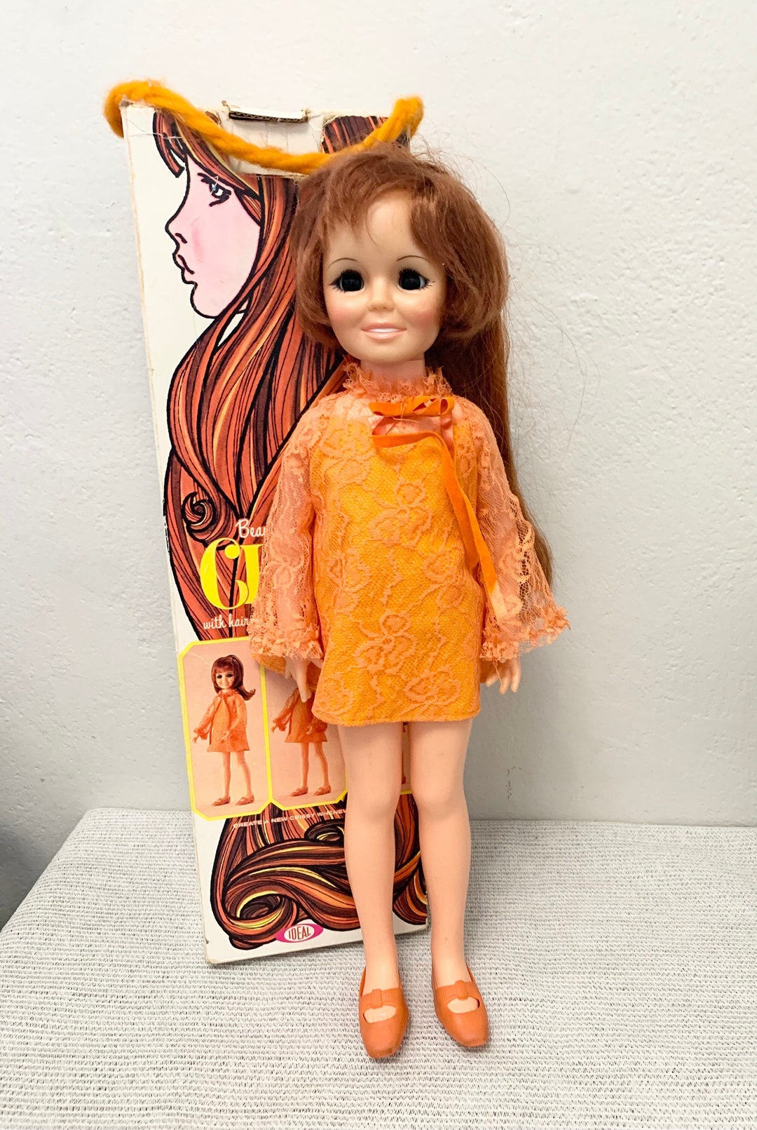 1969 Chrissy Doll With Original Box Original Orange Lace Etsy
