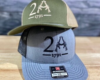 2A 1791 Second Amendment Trucker Hats | Multiple Color Options