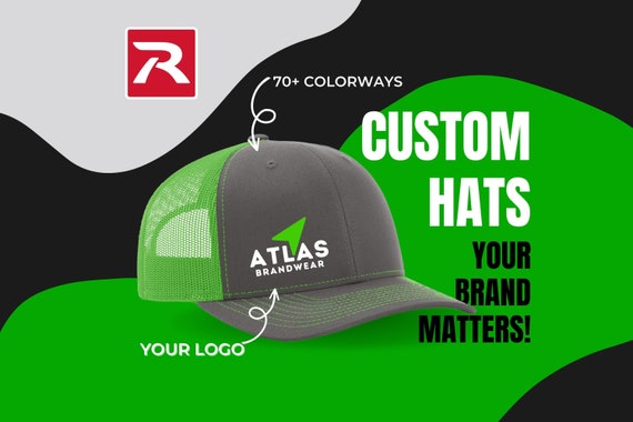 Custom Logo Embroidered Hats | Richardson 112 Hats