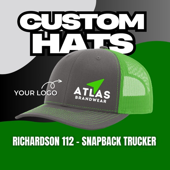 Custom Logo Embroidered Hats | Richardson 112 Trucker Hats