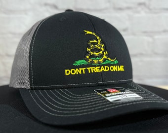 Don't Tread on Me Hat DTOM Hat Gadsden Flag Hat Richardson