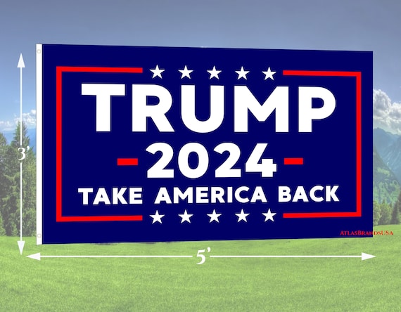 TRUMP 2024 Take America Back 3'x5' Flag
