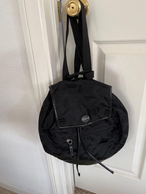 Coach packable backpack sale