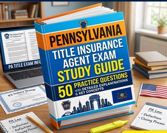 Pennsylvania Title Insurance Agent Exam Study Guide 2026 | PA PSI Test Prep | TIRbop Approved Attorney | Transfer Tax | pdf
