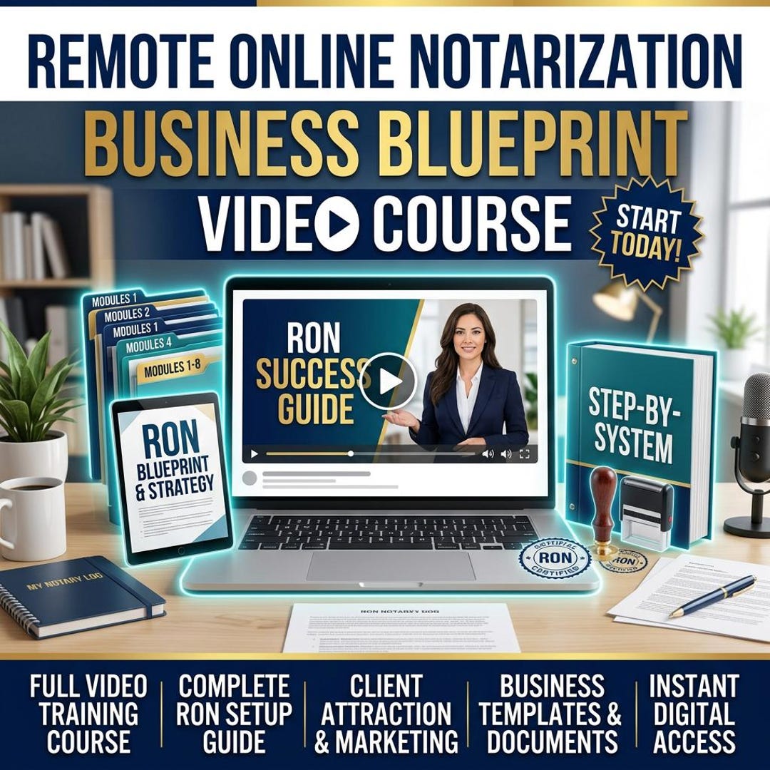 Ron Basic Tutorial RON Notary Complete Tutorial | Platforms, Setup, Marketing & Lead Gen ...