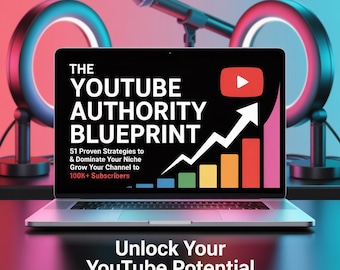 YouTube Growth Guide, 51 Strategies to 100K Subscribers, YouTube Marketing Tips, Content Creator Planner, Video SEO