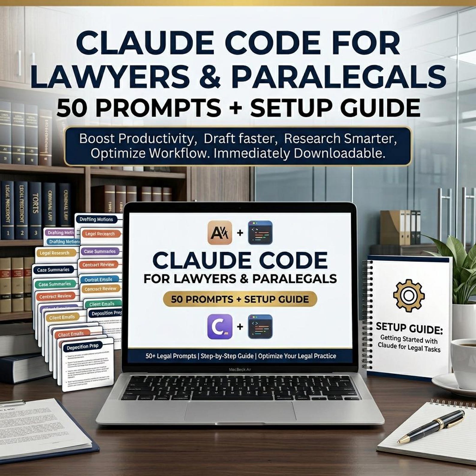 Claude Code for Legal Document Automation | 50 Prompts + Setup Guide ...