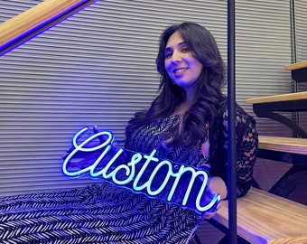 Custom Neon Sign | Neon Sign | Name Neon Sign | Home decor | Custom LED Neon lights | Wedding Neon Signs | Personalized gifts