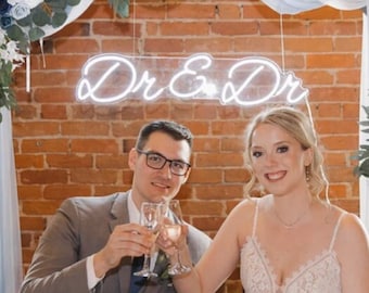 Custom Neon Wedding Sign Wall Decor, Neon Name Sign Wedding Decor, Neon Sign Custom Engagement Decor, Wedding Signs Personalized Gifts