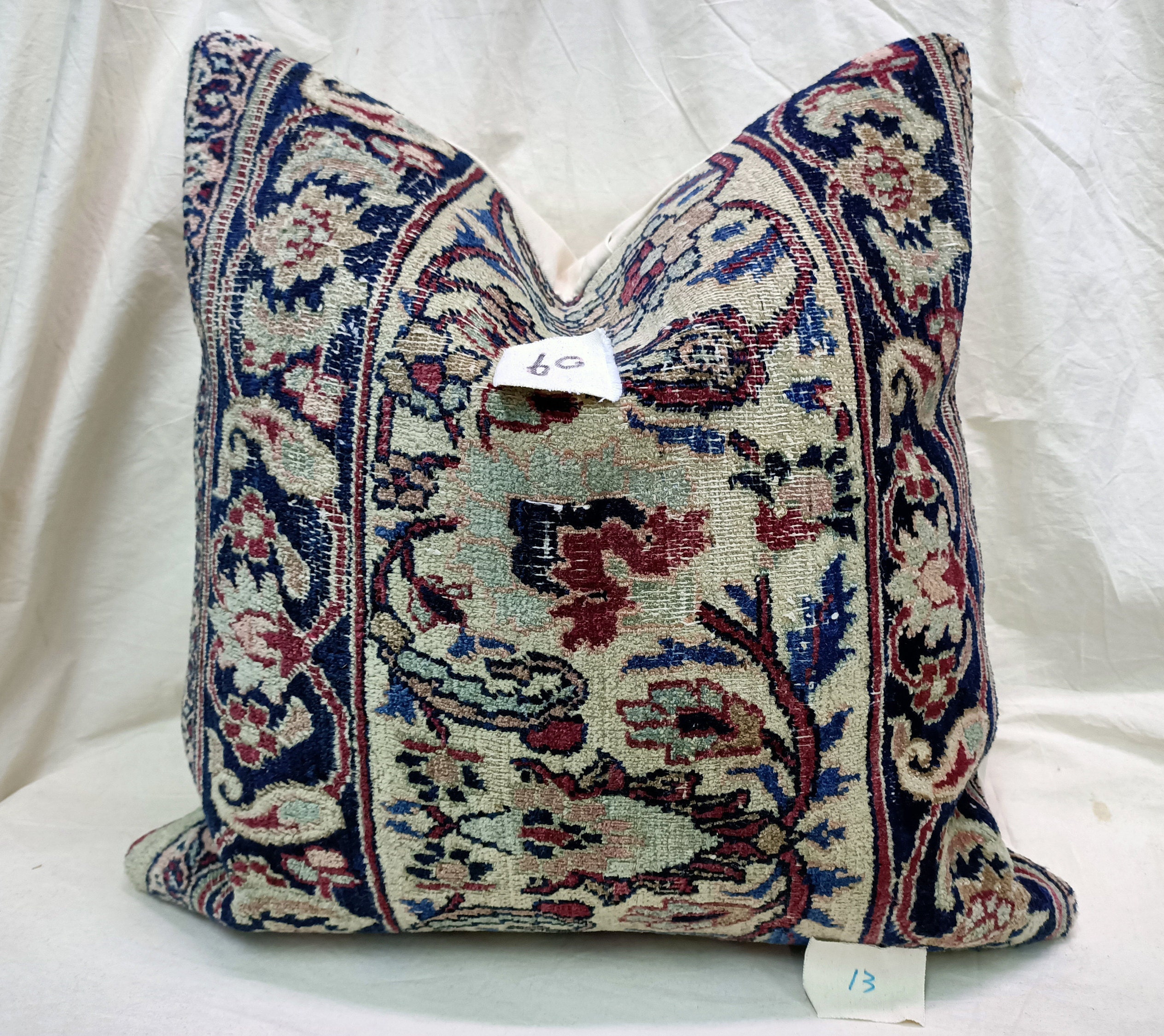 Antique Carpet Pillow 2424 Inches Decorative Etsy UK
