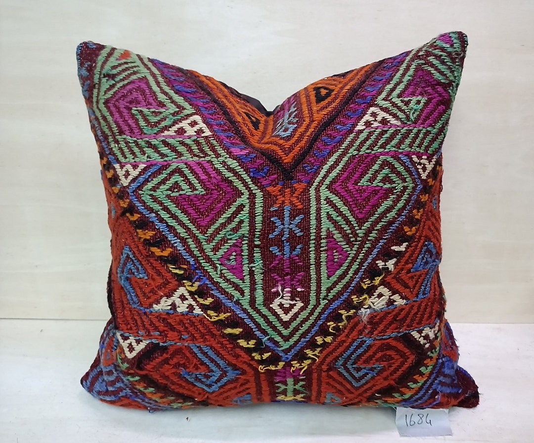 Eclectic Pillow 2424 İnches Decorative Pillow Etsy