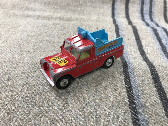 1960's Corgi Toys Land Rover 109 Pickup Chipperfields Circus