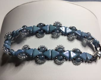 Light Blue Camille Wrap Bracelet