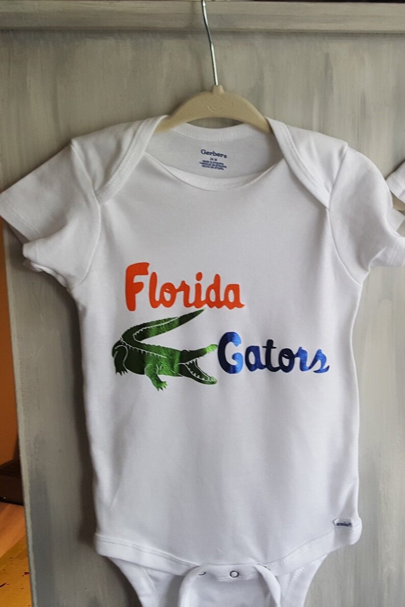 Florida Gator Onesie Etsy