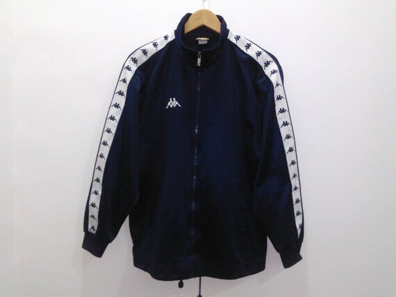 Vintage 90s kappa track top jacket sz L blue sport