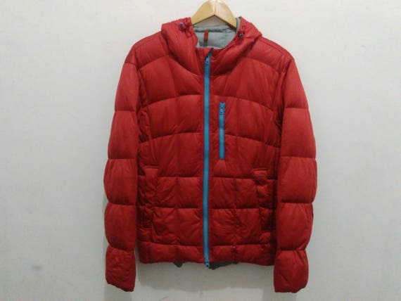 red lacoste coat