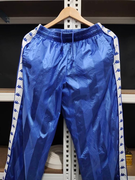 Vintage kappa track pants mens M blue 
