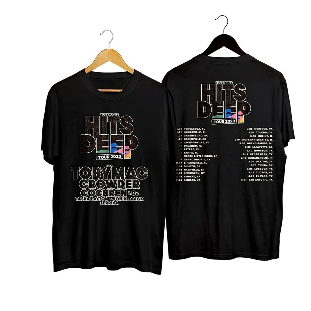 Toby Mac Tshirt Hits Deep Tour 2023 Shirt Toby Mac Tour Tee Etsy