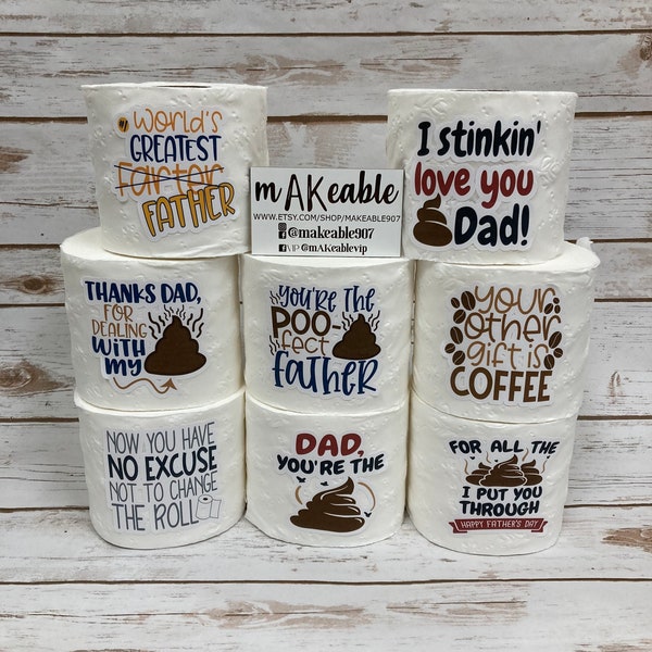 Funny Toilet Paper Etsy