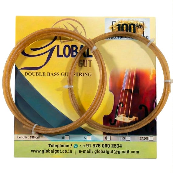 Double Bass Natural Gut — DG Pair