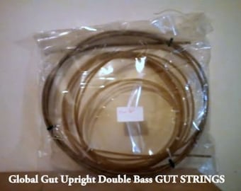 Global Gut Upright Double Bass GUT STRINGS-one set ADG.