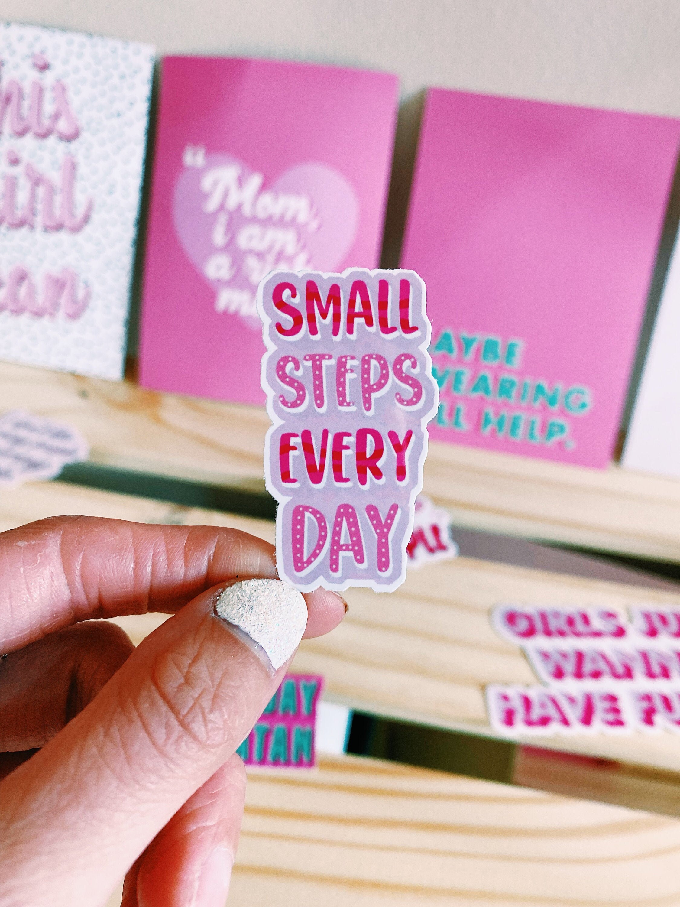 Motivation Quote Sticker Laptop Sticker Inspiring Scrapbook Etsy UK
