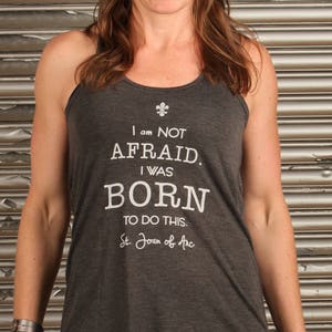 I Am Not Afraid. I Was Born To Do This Inspirational T-Shirt I Am Not Afraid. I Was Born To Do This Inspirational T-Shirt