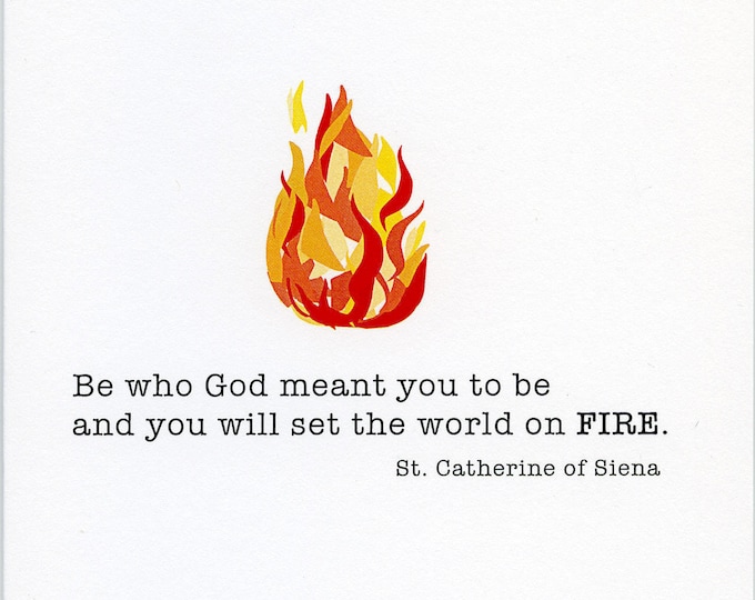 St Catherine of Siena Quote Printable- Catholic Saint Quotes Print- Be ...