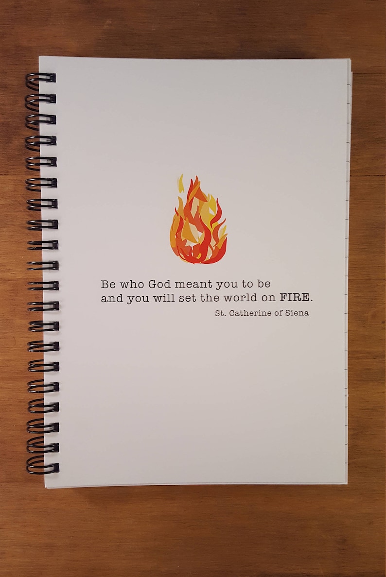 Be Who God Meant, Spiral Notebook, Spiritual Journal, Inspirational