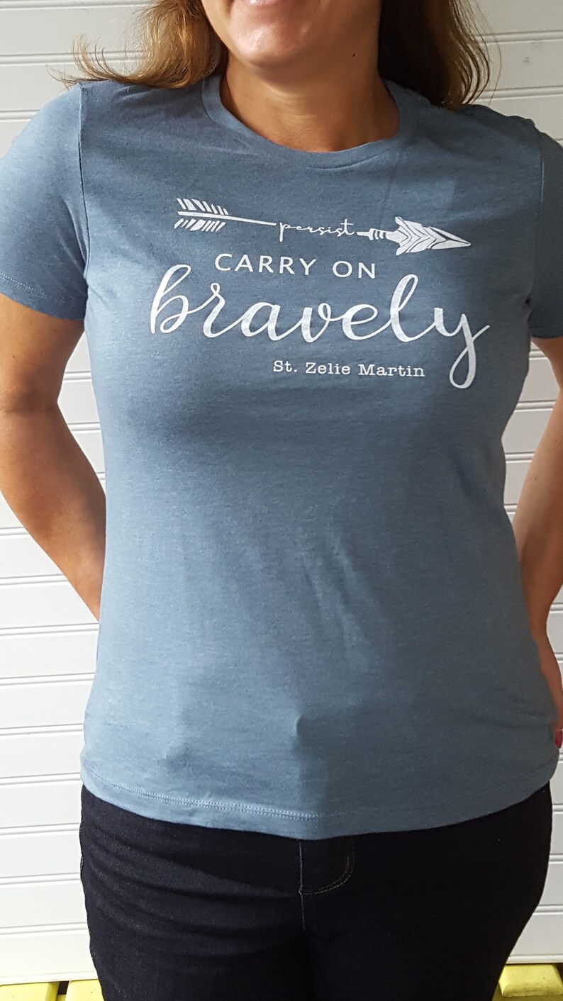 Inspirational Tshirt Religious Sayings Tee Carry on  Etsy