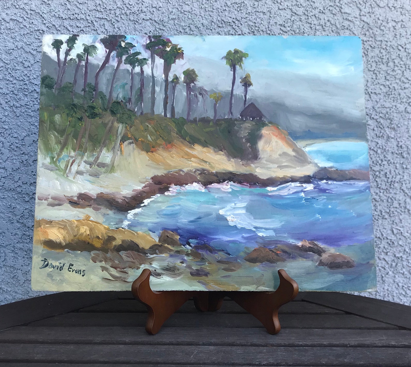 Laguna Beach Seascape Wall Art Original Plein Air Artwork Etsy