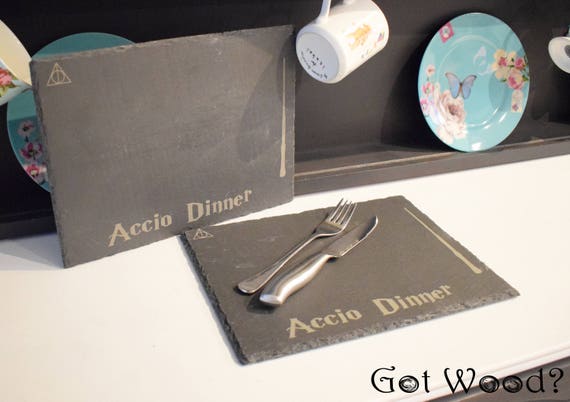 Harry Potter Inspired Place Mats Slate Place Mats Etsy
