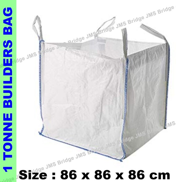 1 Ton Bulk Bag x 10 Builders Rubble Sack FIBC Tonne Jumbo Waste Storage Bag