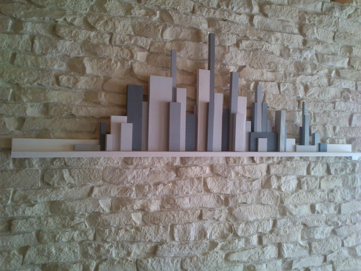 Wallcity's Applique en Bois The Big City 