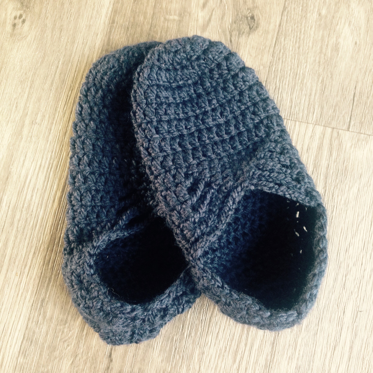 ballet style slippers made crochet
