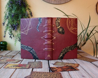 Hell Bent by Leigh Bardugo rebinding, custom leather edition, fine binding, leatherbound book, gift for book lover