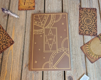 DnD Character or Tarot Diary, D&D Accessories, Dungeons and Dragons, Lined Notebook, A5 Junk Journal, Witch Gift, Manifestation Notebook