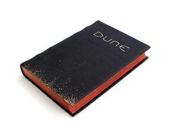 Dune by Frank Herbert rebinding, custom leather edition, fine binding, leatherbound book, gift for book lover