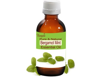 Aceite esencial de bergamota y menta, puro y natural, menta citrata, aromaterapia refrescante de Bangota