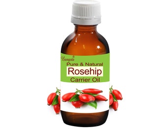 Rosehip Seed Carrier Oil Rosa Rubiginosa Pure Natural Nourishing Skin Care by Bangota