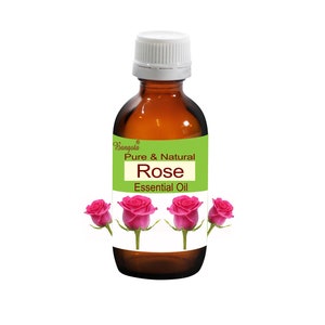 Rose Pure & Natural Essential Oil Rosa damascene by Bangota ( 5ml to 100ml Glass Bottle and 250ml to 1000ml Aluminium Bottle)