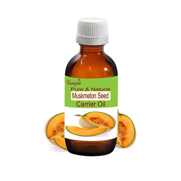 Muskmelon Seed Pure & Natural Carrier Oil Cucumis melo by Bangota (5ml to 100ml Glass Bottle and 250ml to 1000ml Aluminium Bottle)
