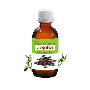 Jojoba Pure & Natural Carrier Oil Simmondsia chinensis by Bangota (5ml to 100ml Glass Bottle and 250ml to 1000ml Aluminium Bottle)