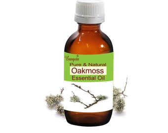 Oakmoss Pure & Natural Essential Oil Evernia prunastri by Bangota (5ml to 100ml Glass Bottle and 250ml to 1000ml Aluminium Bottle)