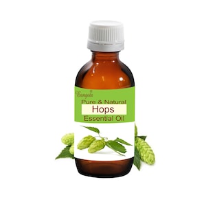 Hops Pure & Natural Essential Oil Humulus lupulus by Bangota (5ml to 100ml Glass Bottle and 250ml to 1000ml Aluminium Bottle)