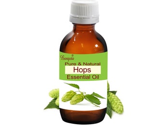 Hops Pure & Natural Essential Oil Humulus lupulus by Bangota (5ml to 100ml Glass Bottle and 250ml to 1000ml Aluminium Bottle)